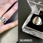 天地人・直江兼続の前立・愛をモチーフにデザインしたリング