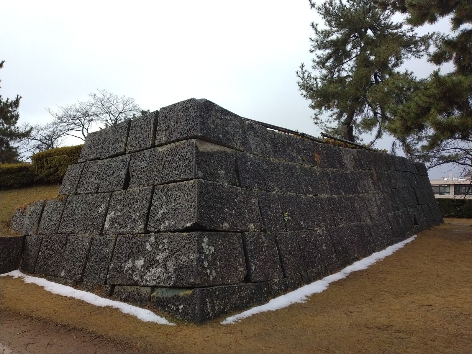 福井城 天守台の石垣