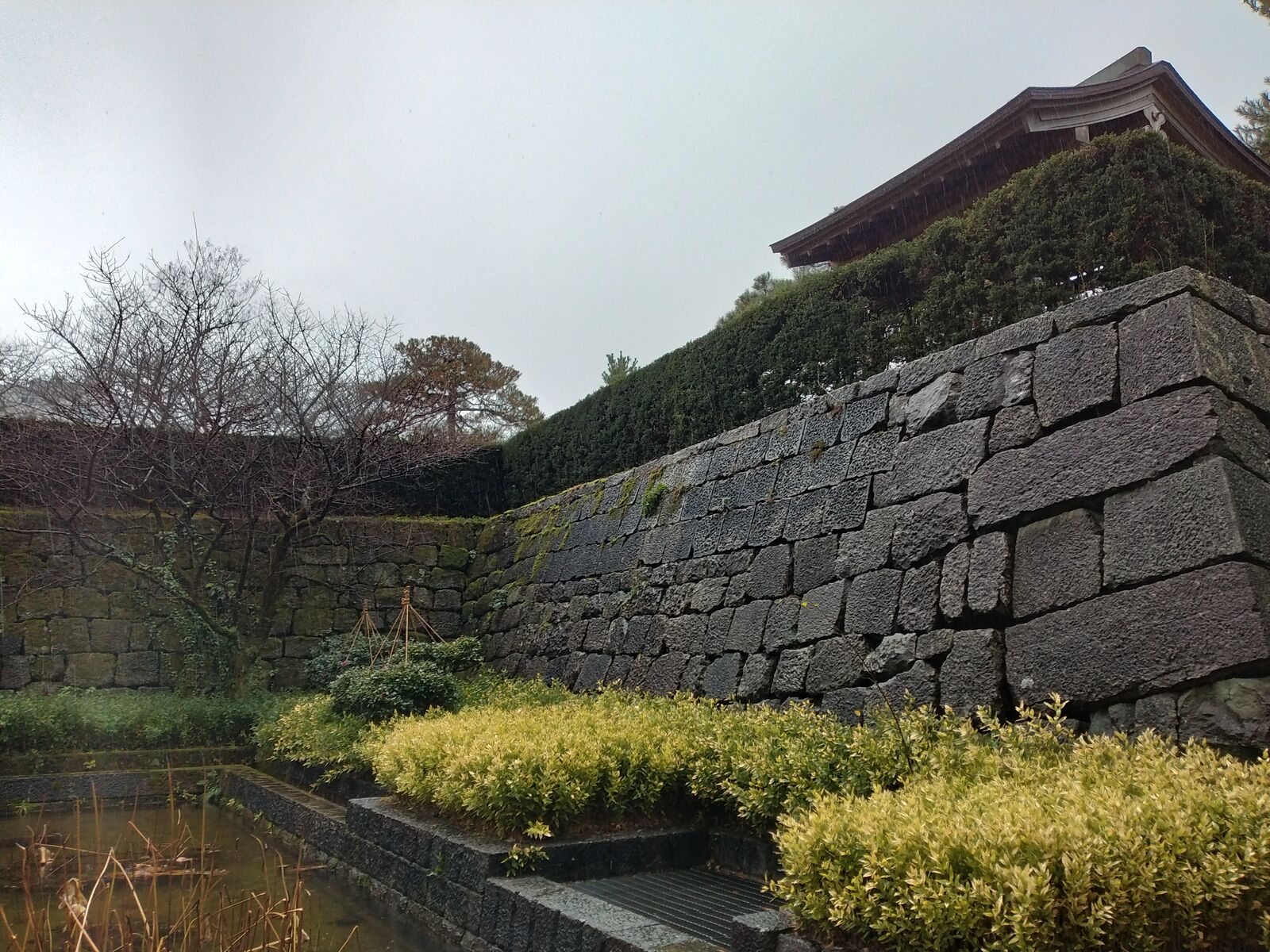 福井城 山里口御門と石垣