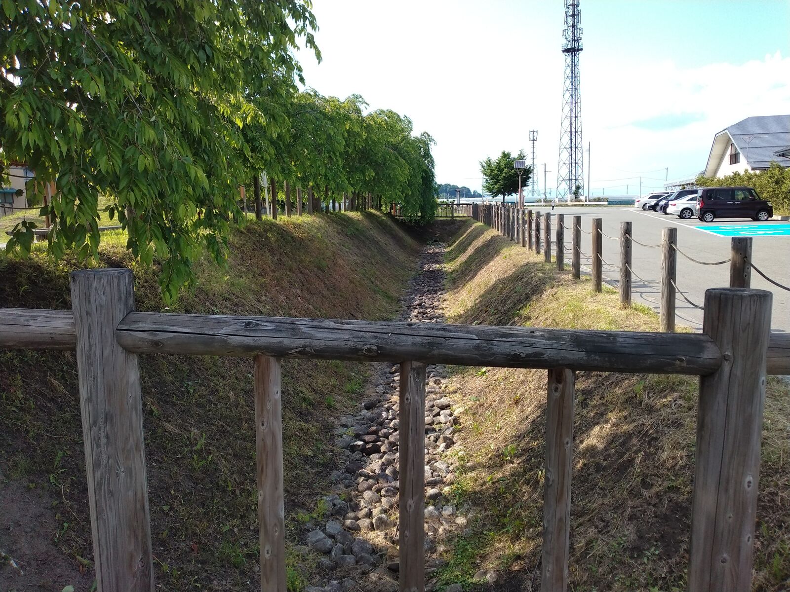 長谷堂城跡公園の案内板