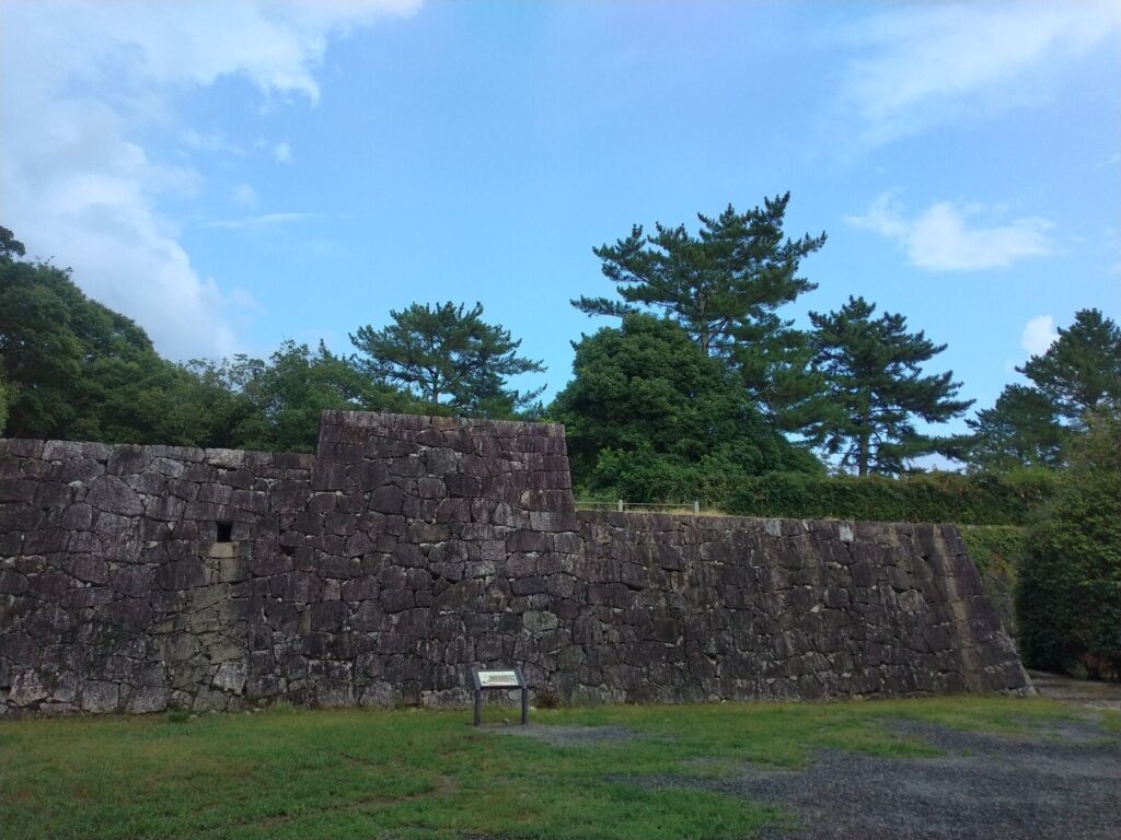 伊賀上野城 本丸の石垣