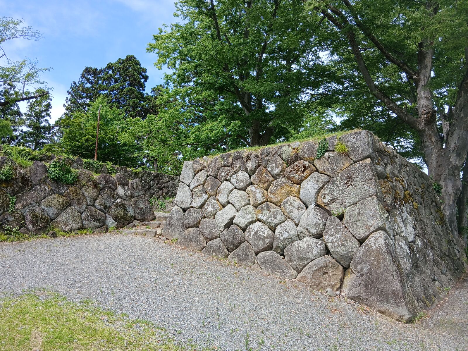 飯山城の石垣