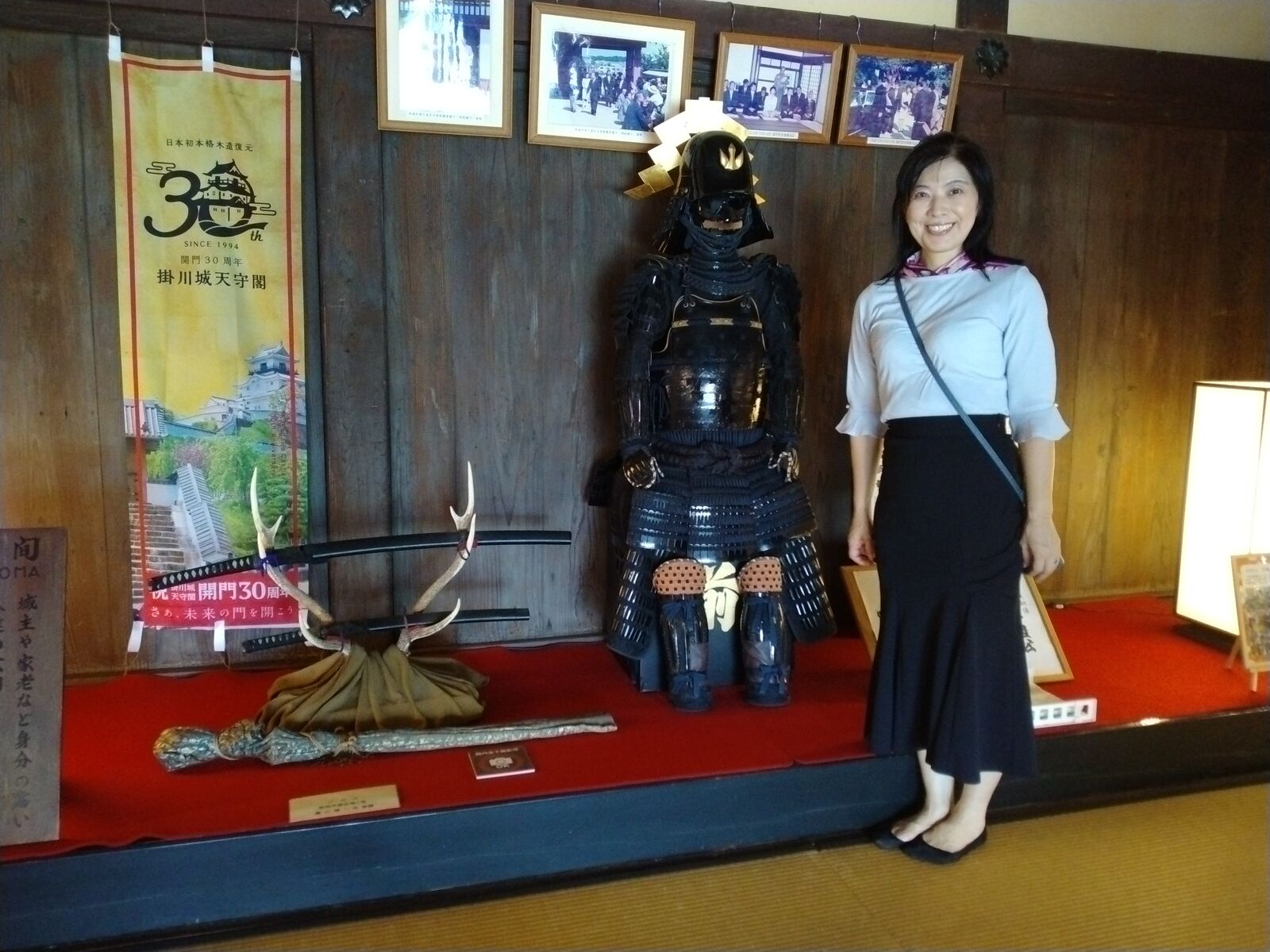 掛川城の甲冑展示