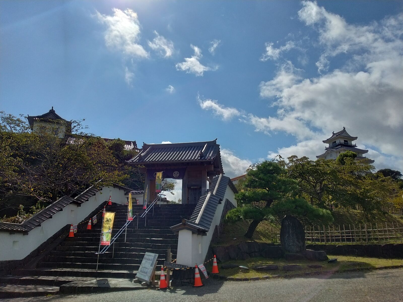 掛川城 二の丸御殿と天守