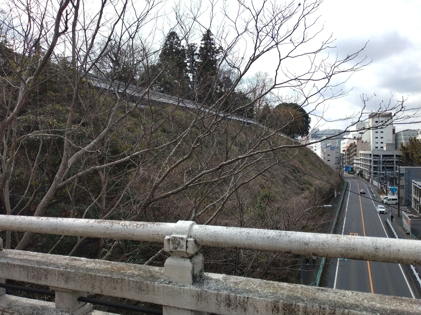 水戸城の空堀
