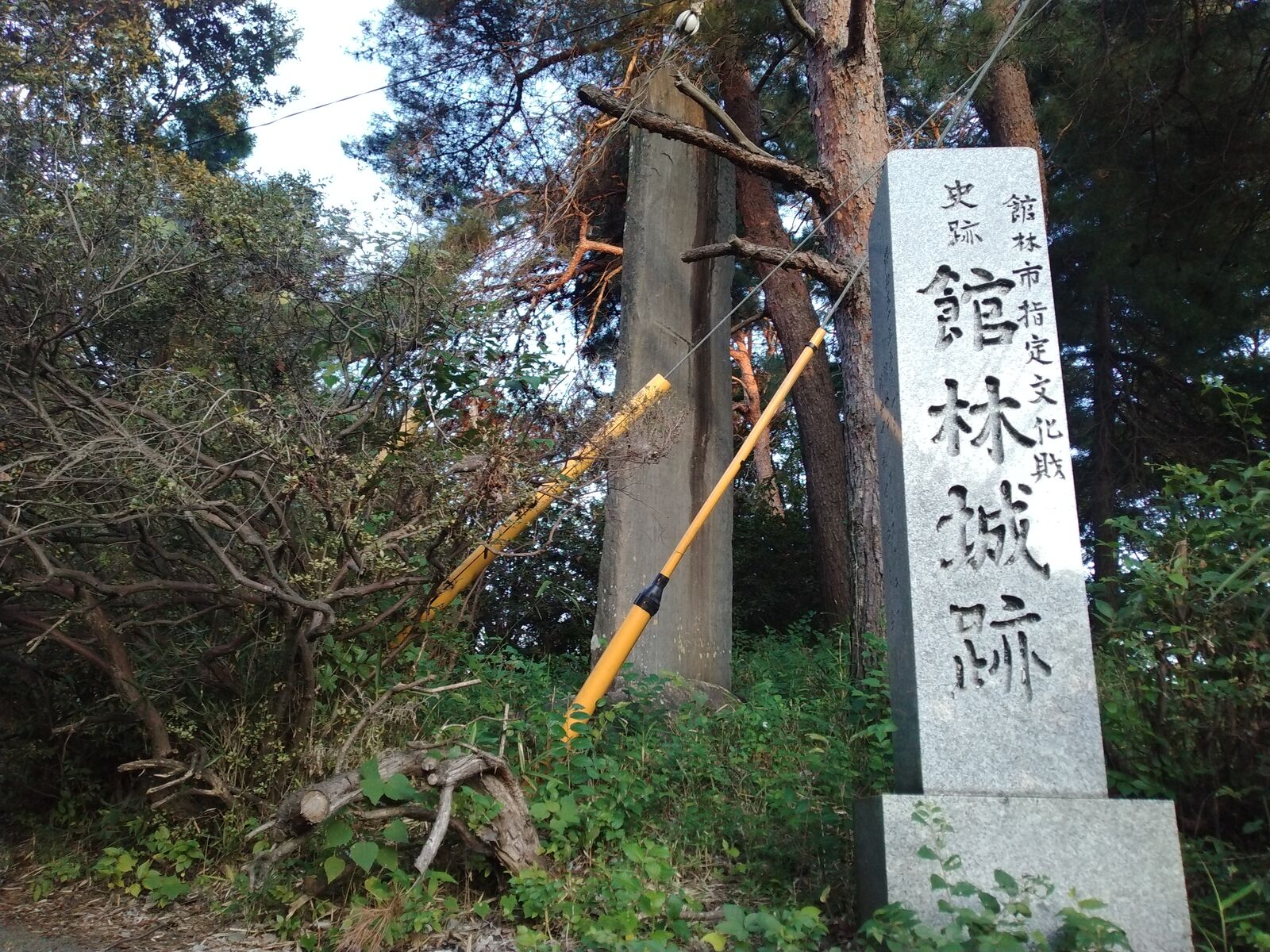 史跡 館林城跡の石碑