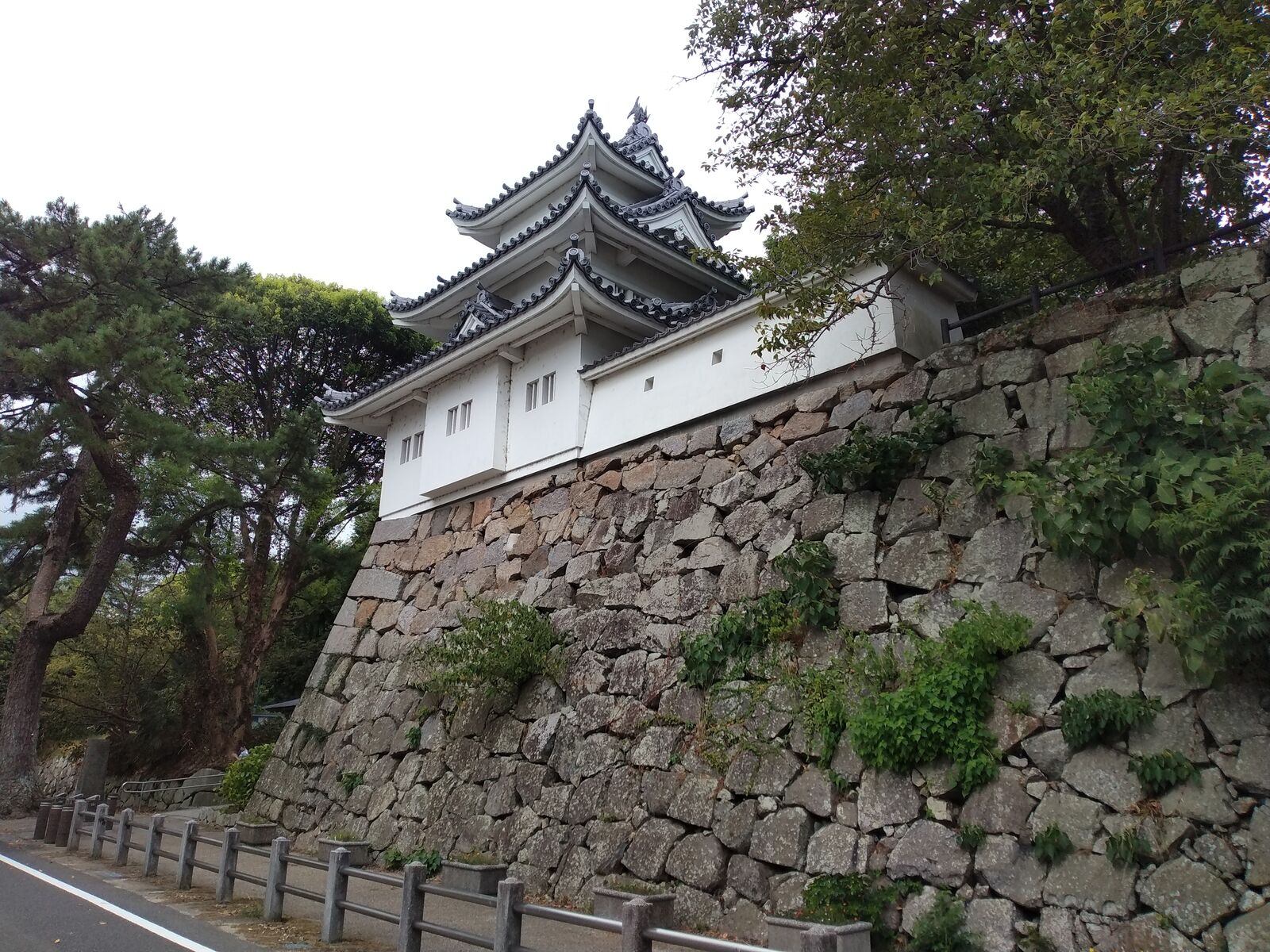 津城 丑寅櫓と石垣
