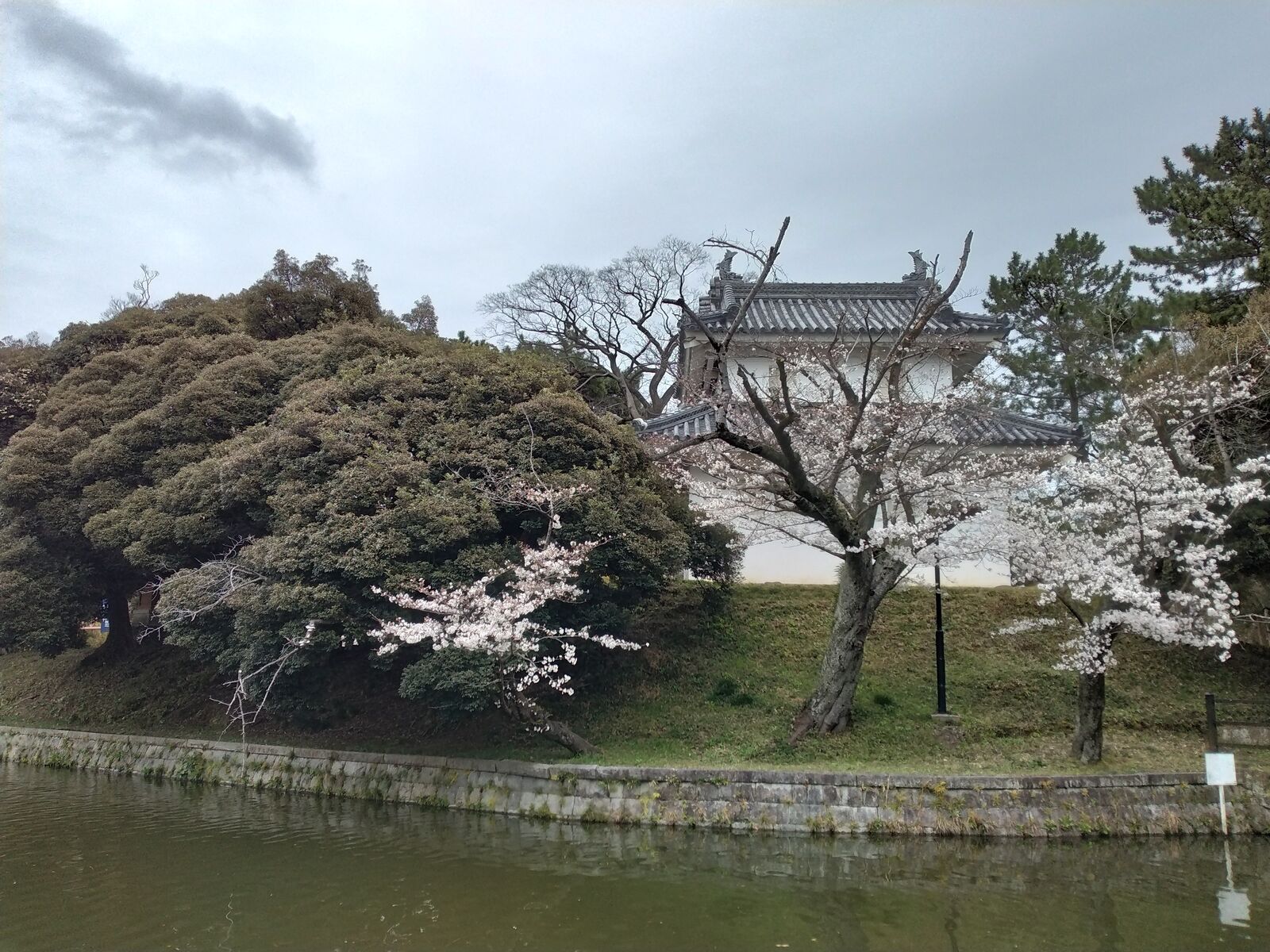 土浦城旧前川口門の案内板