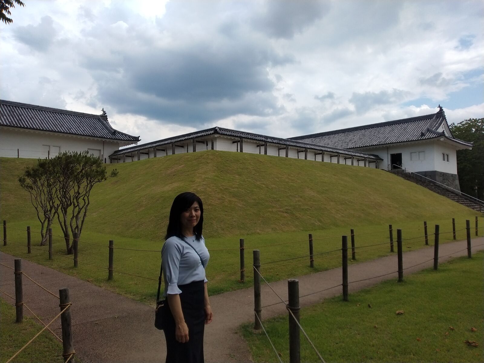 山形城の土塁と多聞櫓