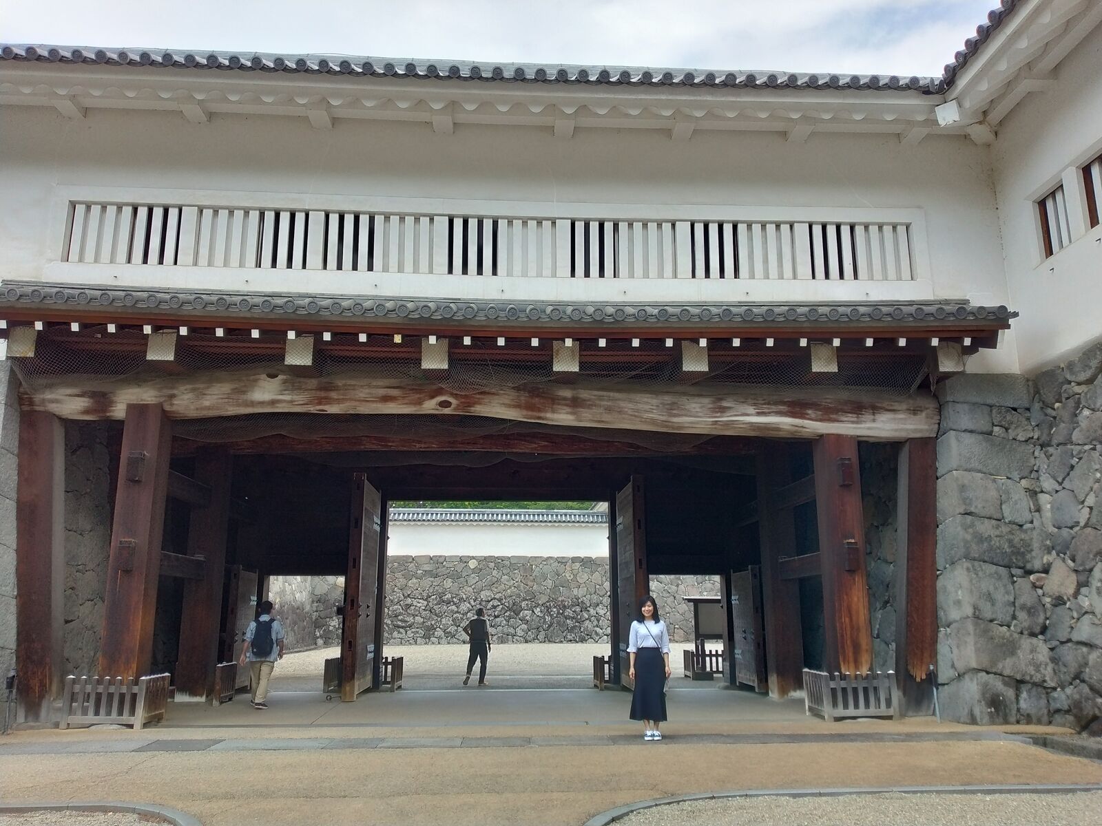 山形城 東大手門をくぐる