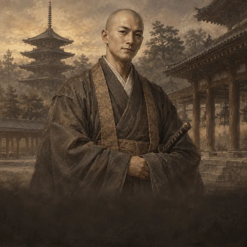 興福寺一乗院の坊官・盤覚（イメージ）