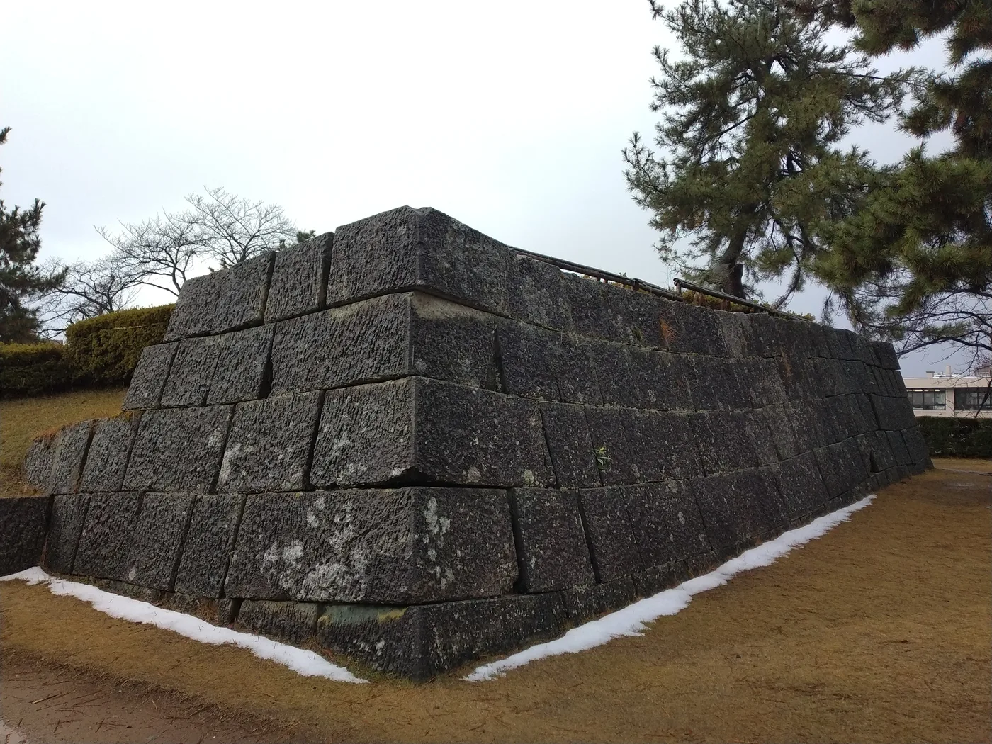 福井城天守台の石垣