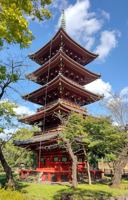 寛永寺 旧寛永寺五重塔