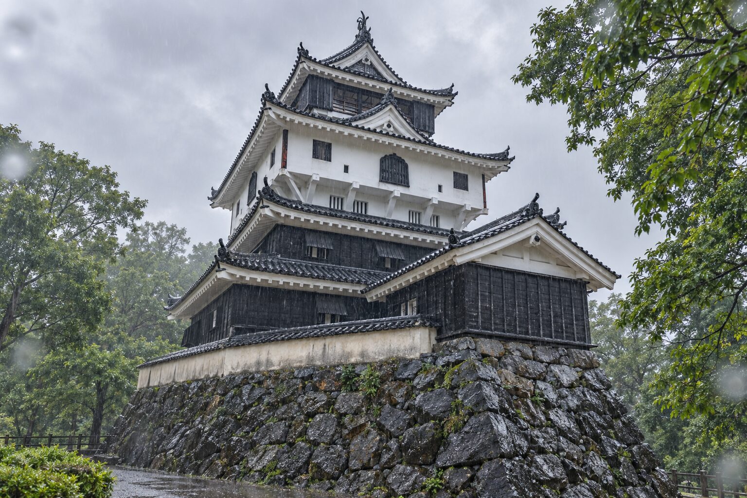 岩国城｜南蛮造りの張り出し