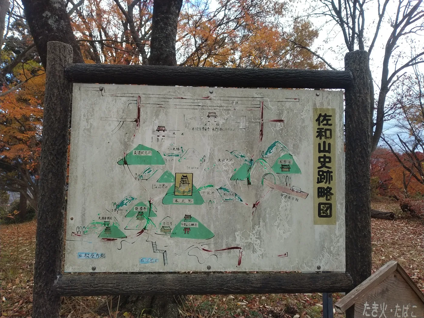 佐和山史跡図