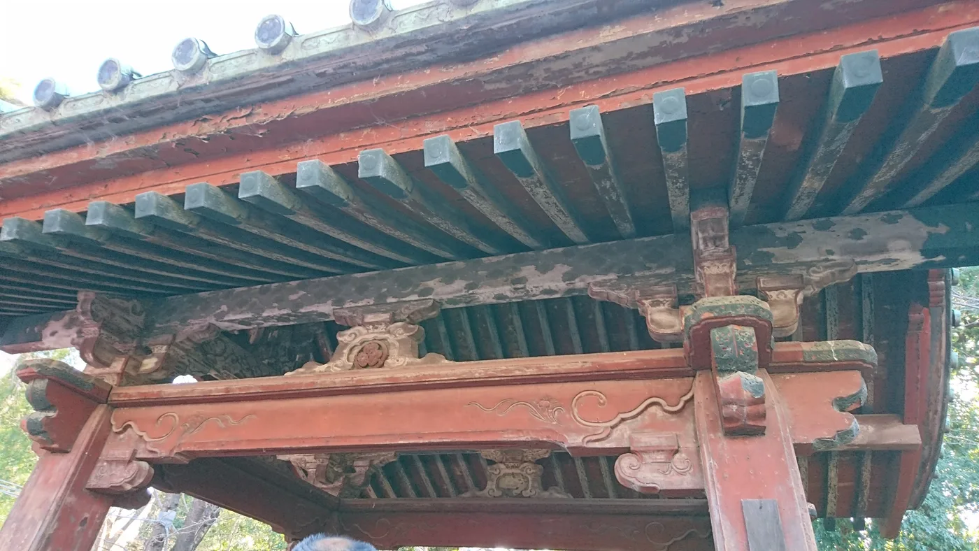 増上寺の旧台徳院霊廟水盤舎
