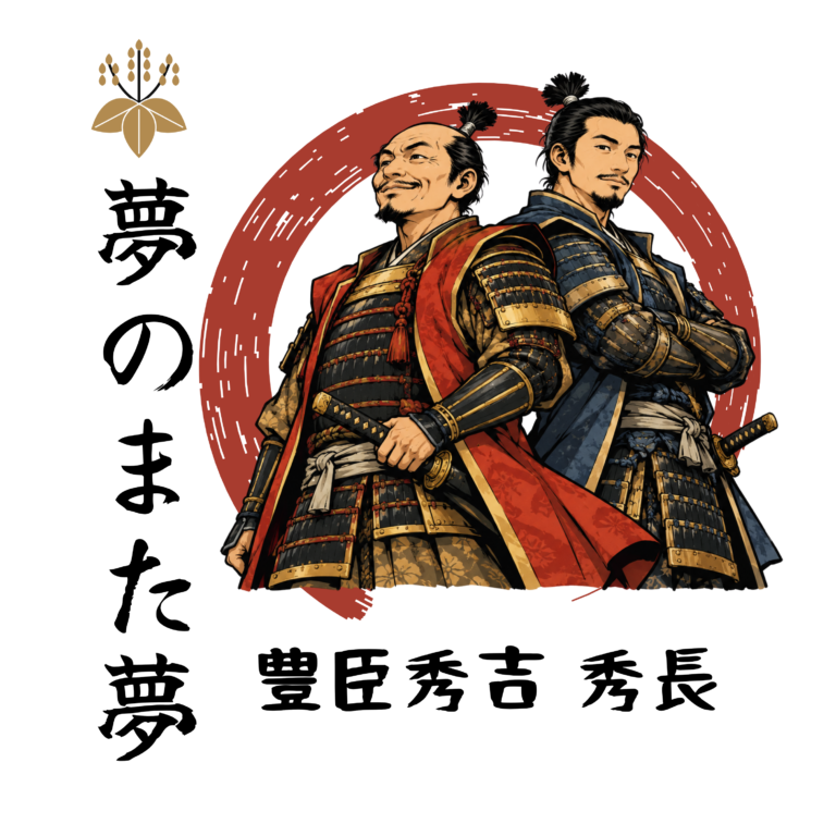 豊臣秀吉・秀長 夢のまた夢 Tシャツ