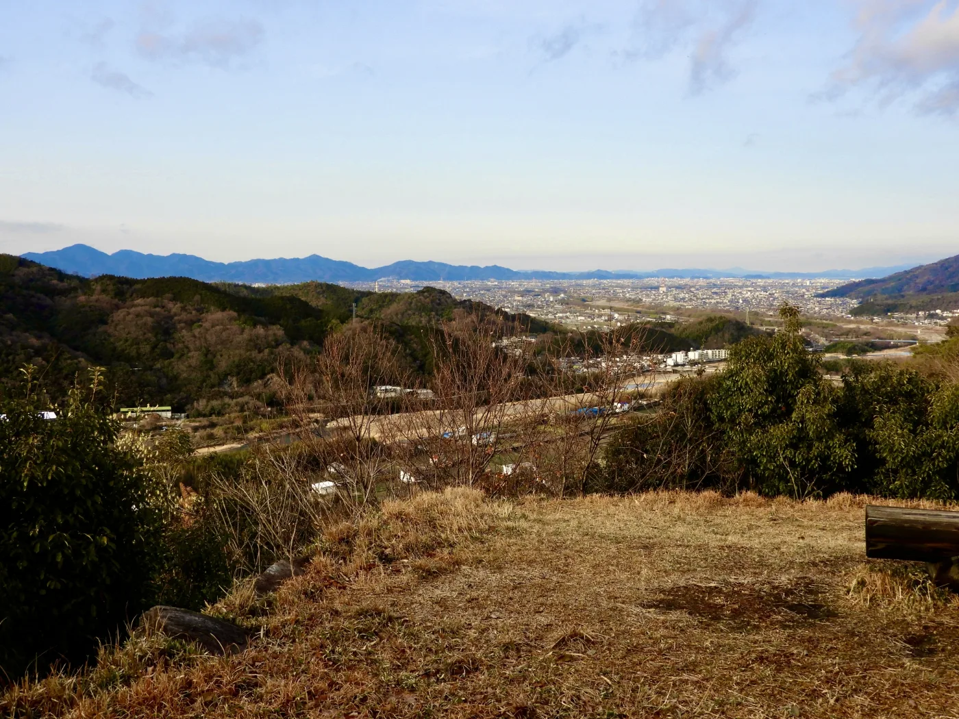 一宮城跡からの眺め