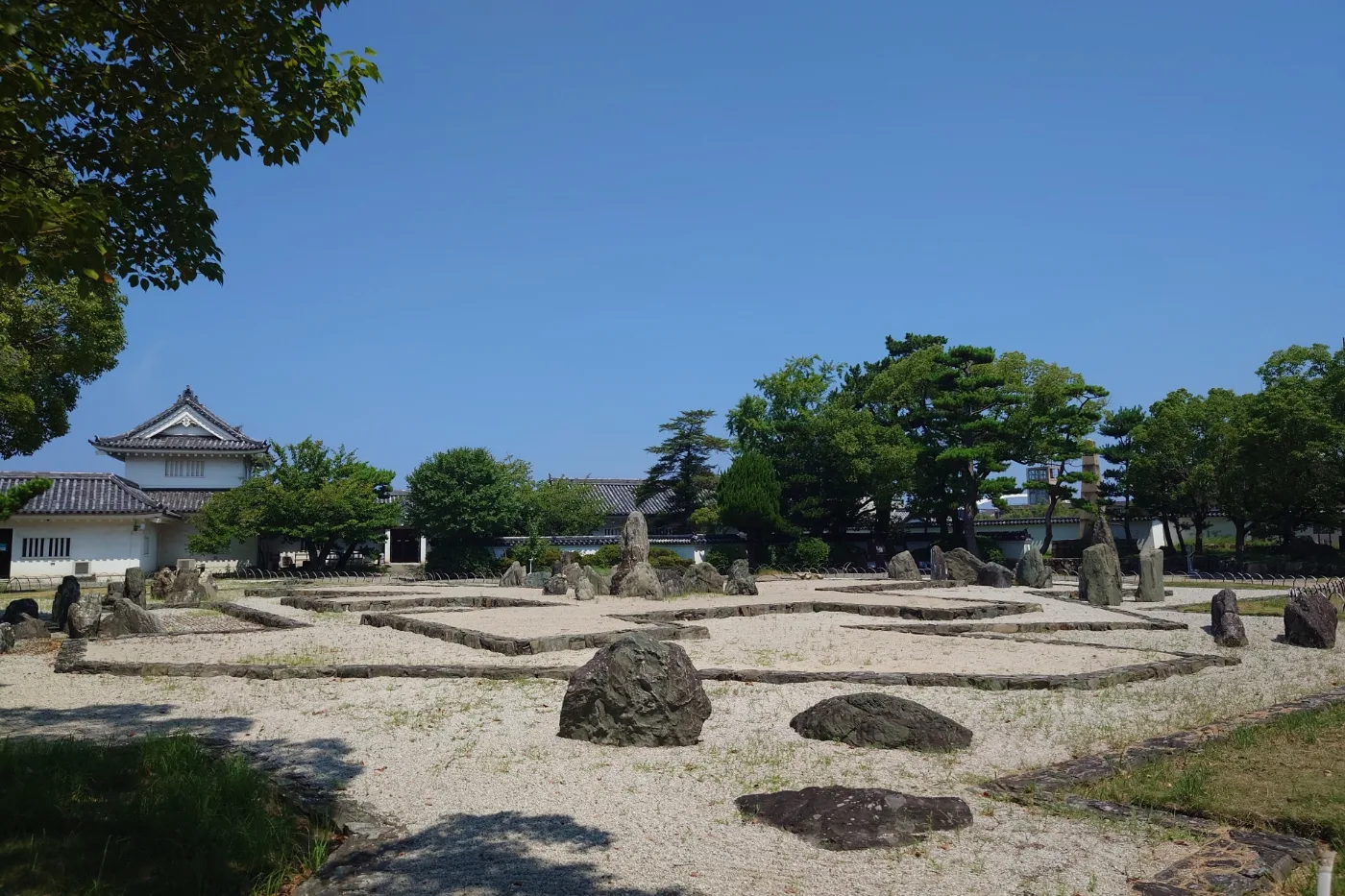 岸和田城の八陣の庭
