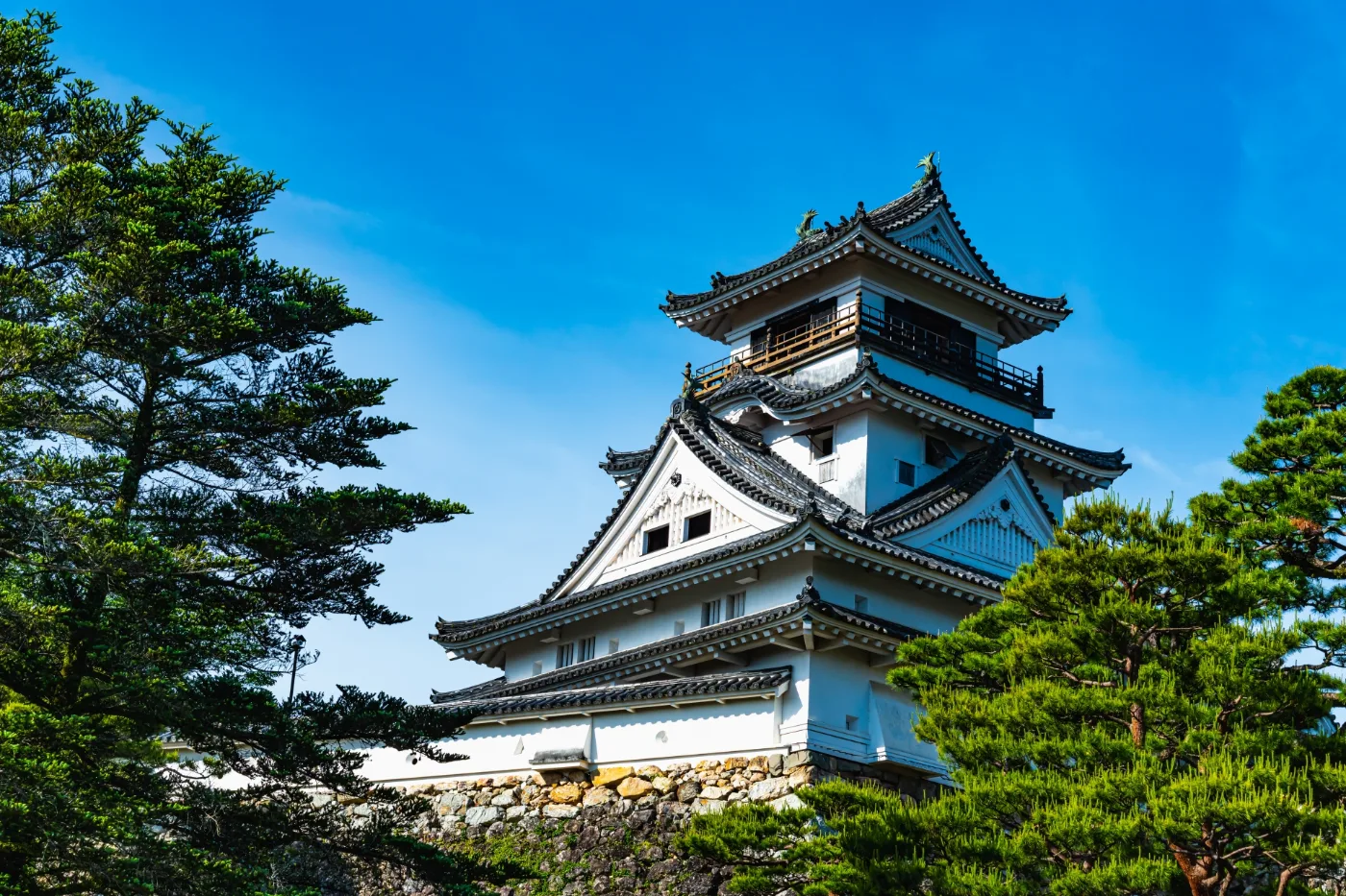 高知城の現存天守