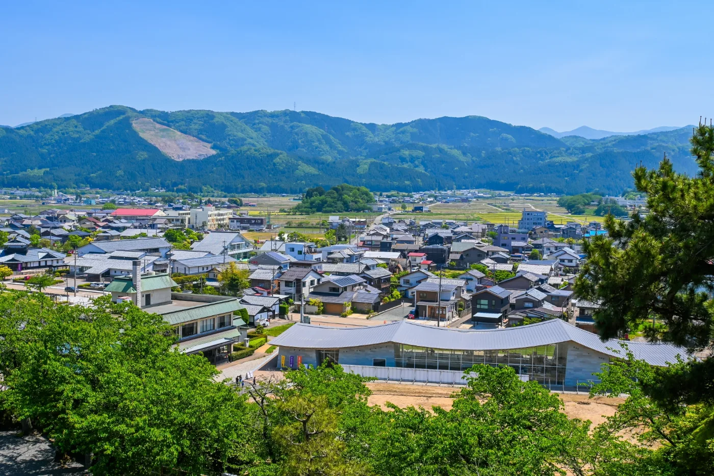 丸岡城天守からの眺め