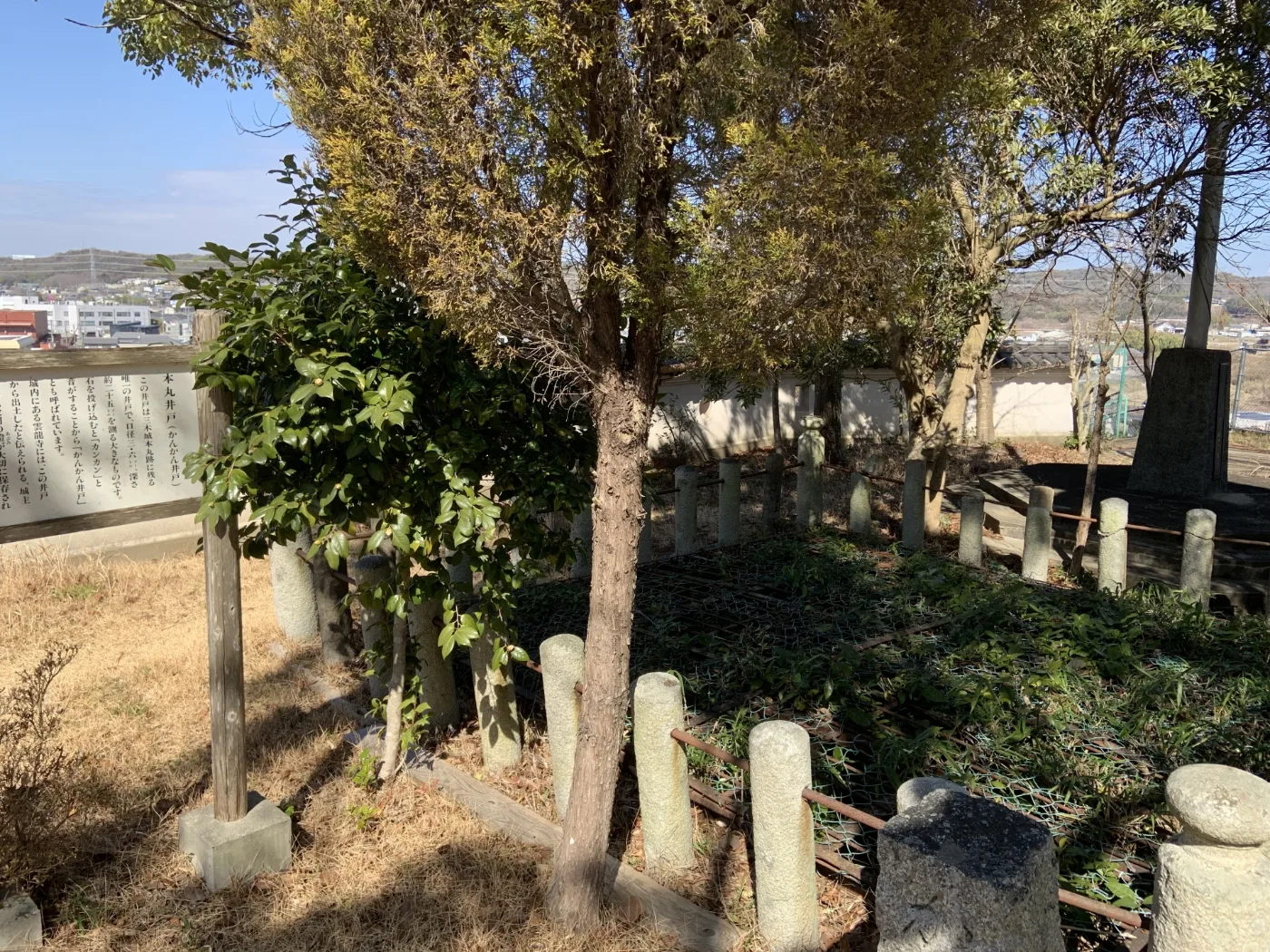 三木城の本丸井戸（かんかん井戸）